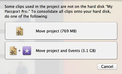 imovie export failed disk