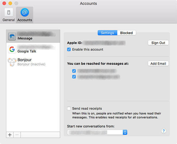 how to sync android with mac on imessage