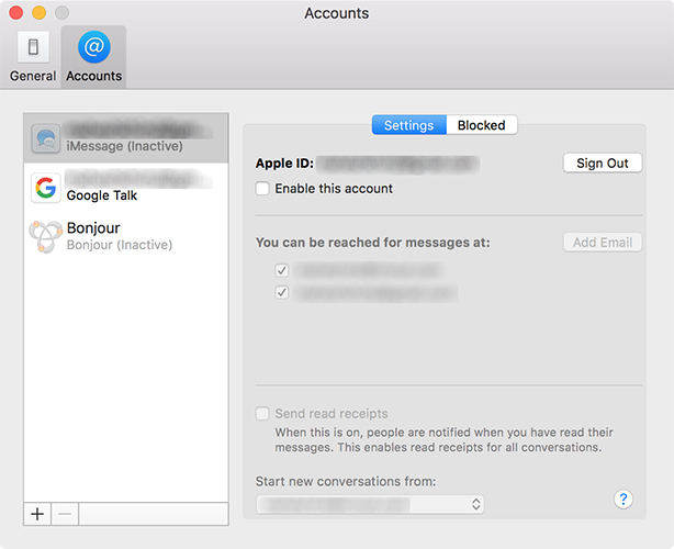 how to turn off notifications on mac for imessage