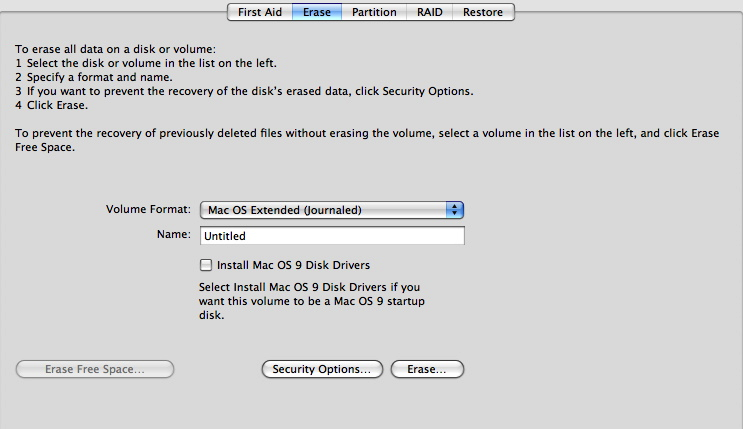 formatting hard drive for mac