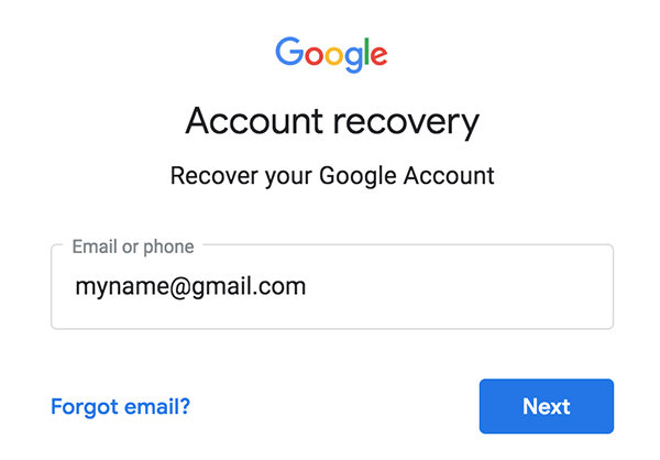 change recovery email for gmail