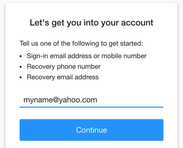 Como ver sua senha do Yahoo Mail se você esquecer
