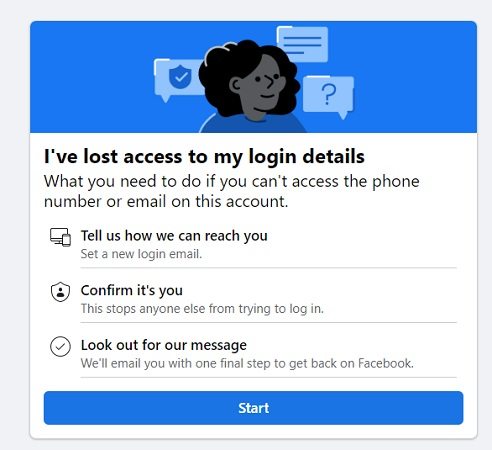 Forgot my Facebook password, how to reset it?