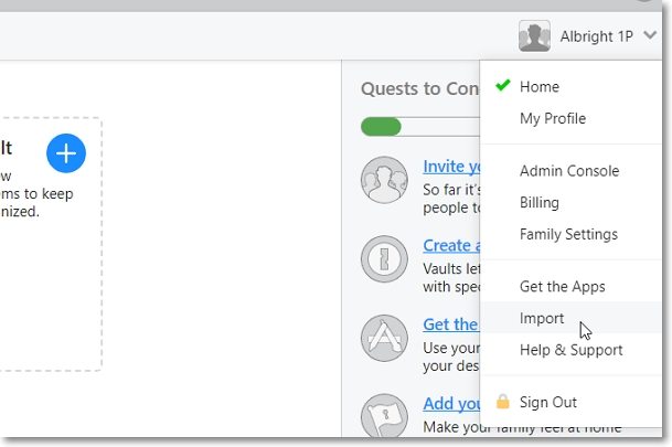 1password import csv