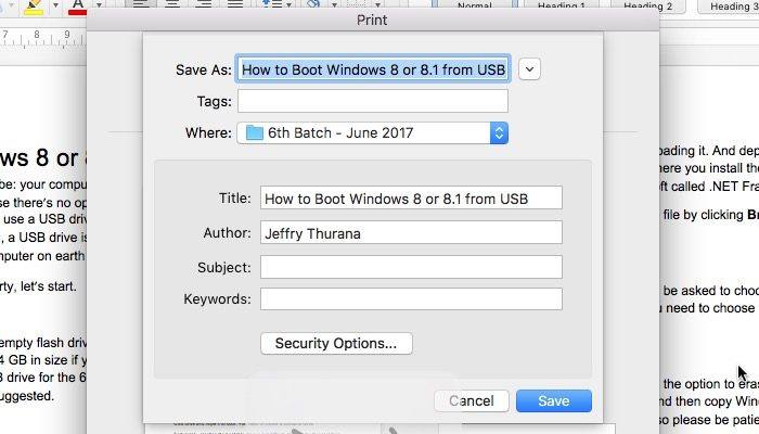 batch convert word to pdf in word for mac