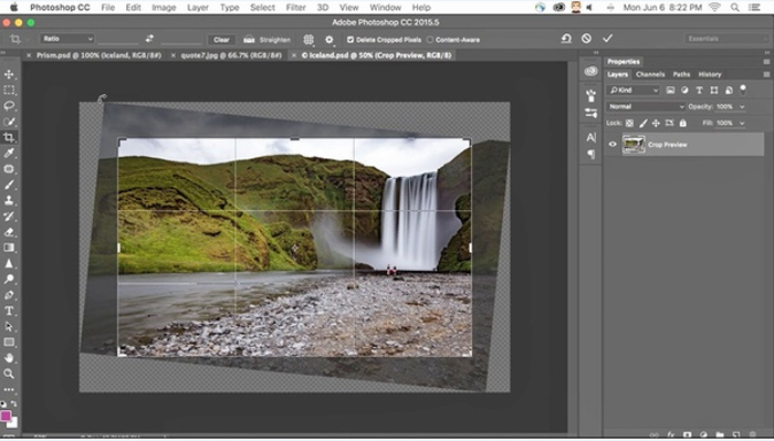 make photos clear-adobe crop