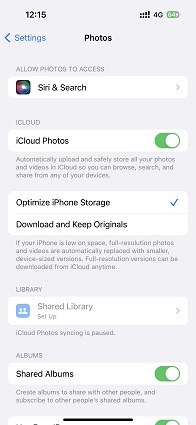 photos didn't transfer to new iphone