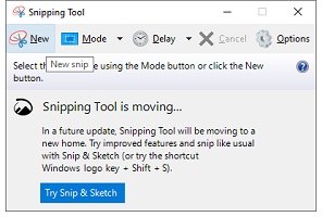 print screen on windows snipping tool