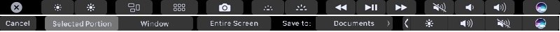 screen capture mac tool bar