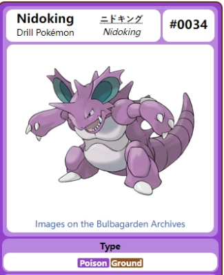 nidoking