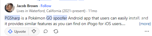 PGSharp Pokemon GO Reviews