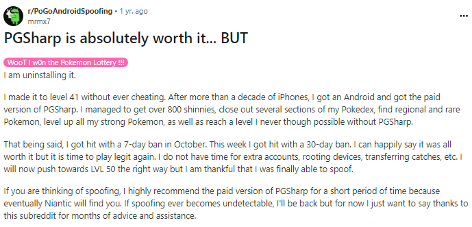 PGSharp Pokemon GO Reviews