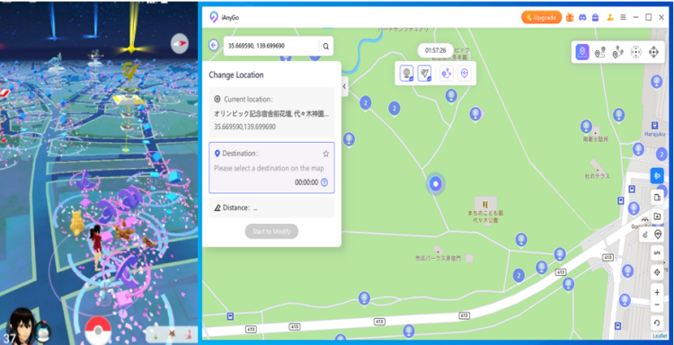 Tokyo Pokemon Go Coordinates