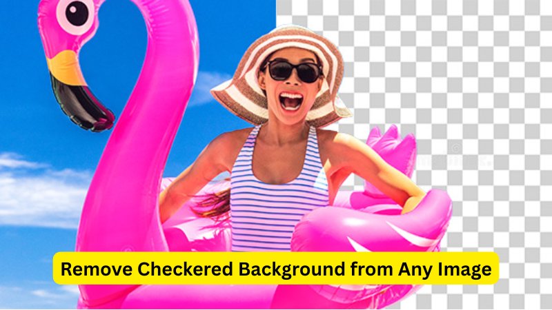 Remove checkered background