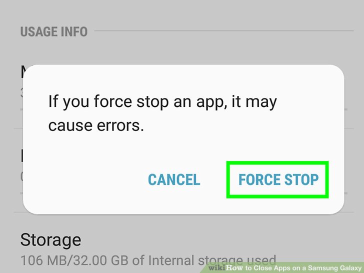force stop
