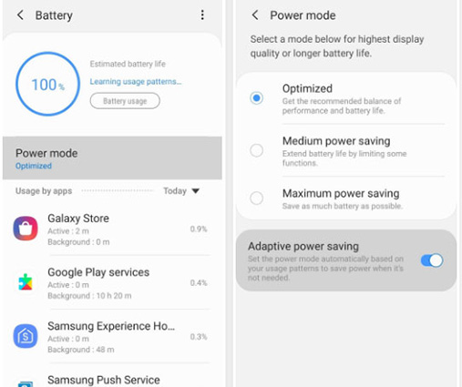 battery optimization