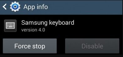 restart samsung keyboard