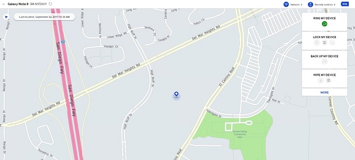 samsung find my mobile