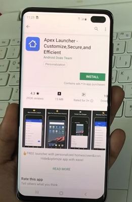 Apex Launcher for samsung galaxy s9 frp bypass without computer 2020