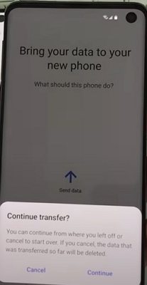 receive data for galaxy s9 frp bypass without computer