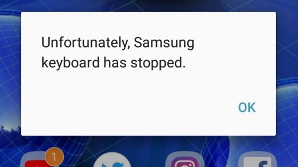 samsung keyboard stopped working