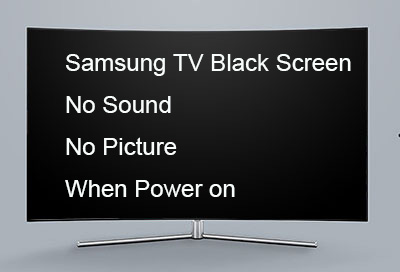 samsung 4k tv black screen of death
