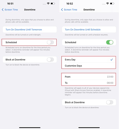 How To Set Downtime In Screen Time Settings On Your Iphone Ipad