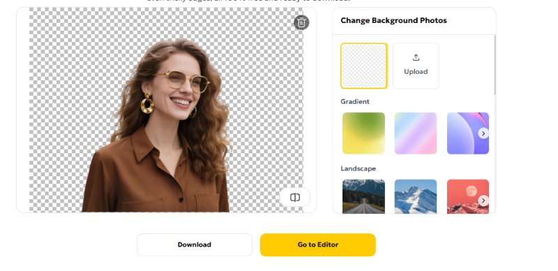 Select Transparent PNG to keep the background clear