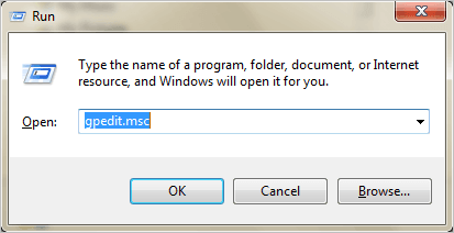 open Group Policy Editor