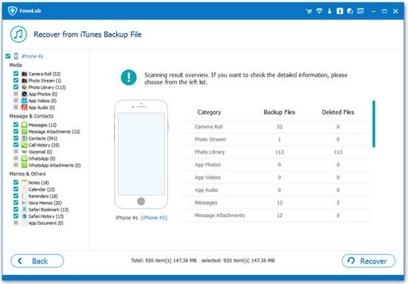 for windows download FoneLab iPhone Data Recovery 10.5.58