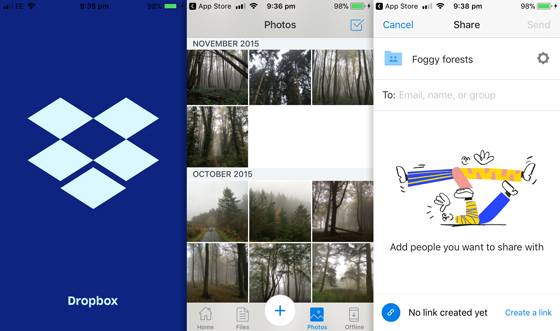 dropbox app