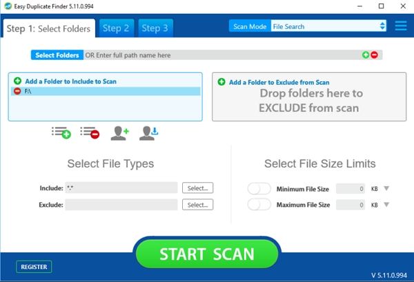 easy duplicate finder