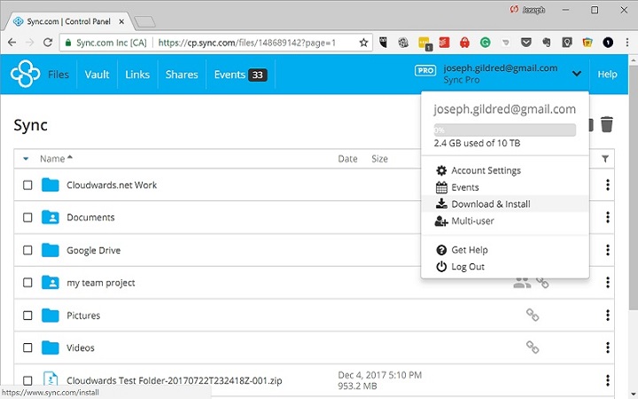 sync storage