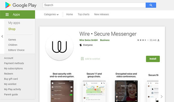 encrypted messaging app android