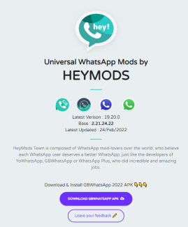 heymods tarafından gbwhatsapp apk indir