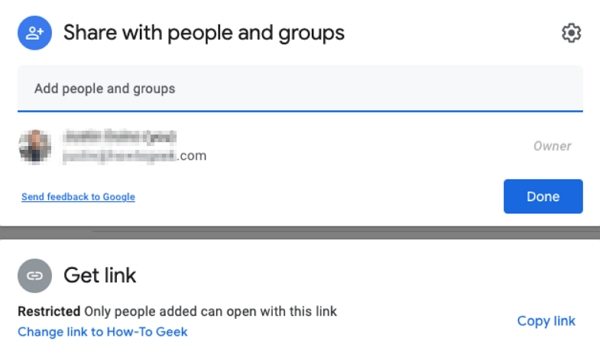 transfer ownership of google doc