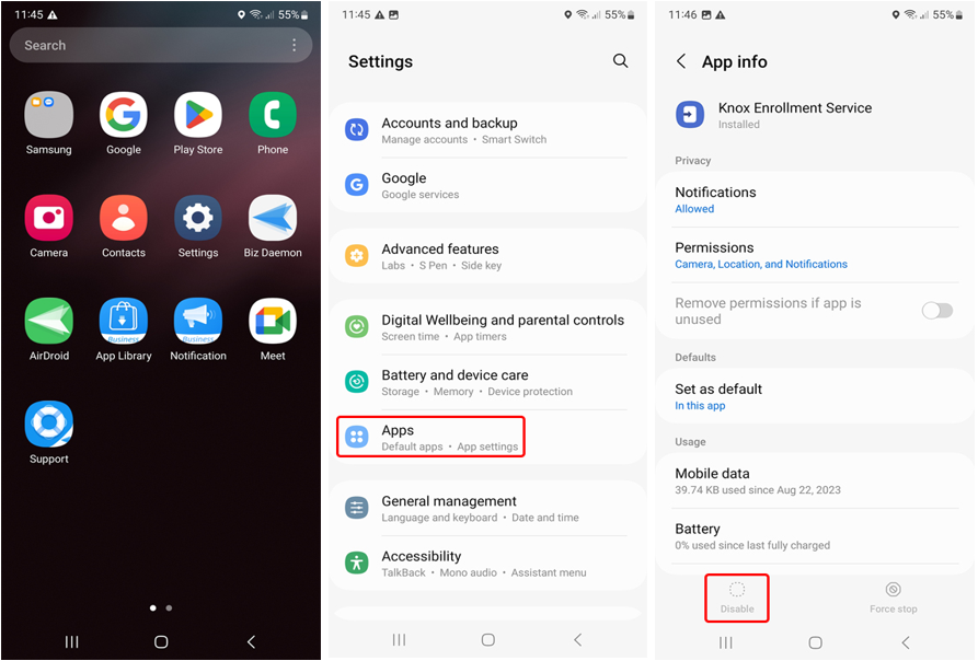 contourner vérification compte Google Android - setup wizard