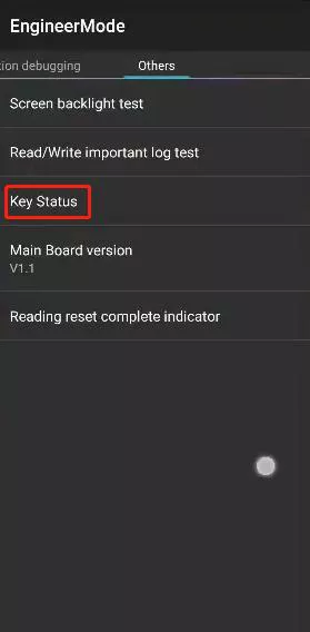 oppo enter engineer mode key status