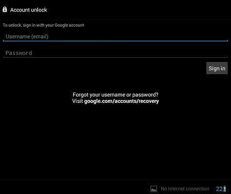 Melden Sie sich mit Ihrem Google Konto Passwort an