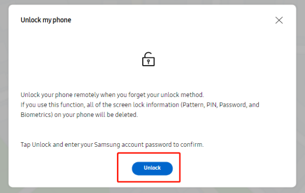 unlock samsung pattern without data loss