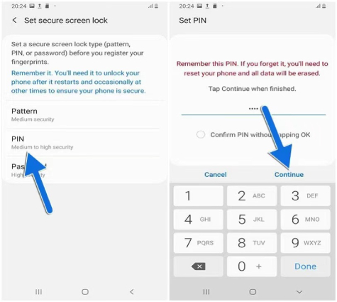 samsung m30 frp bypass without pc - set pin