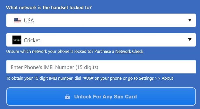 How To Unlock Cricket Phone Without Account Free