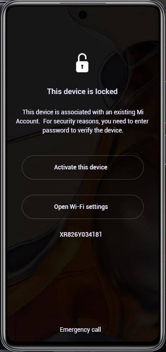 Getting device store security info xiaomi