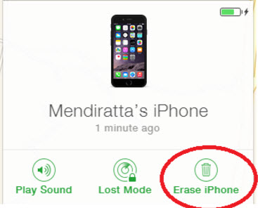 erase iphone