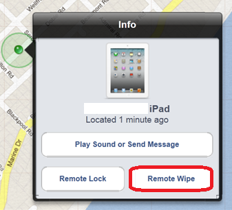 remote wipe