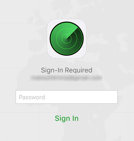sign in find my iphone