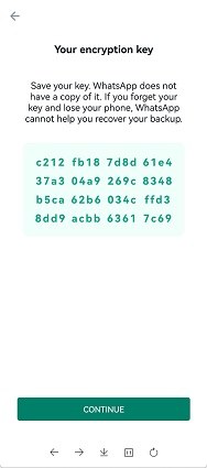 turn on WhatsApp end to end encryption