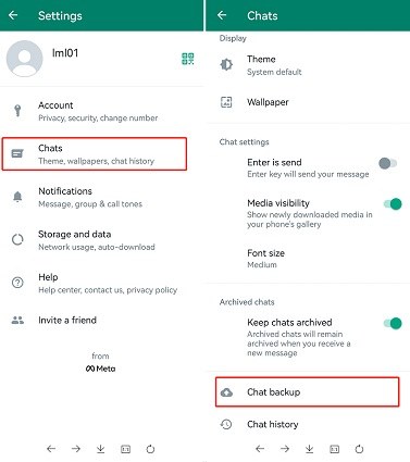 whatsapp encrypted backup