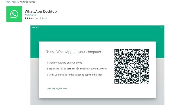 whatsapp desktop app