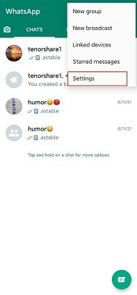 turn on WhatsApp end to end encryption